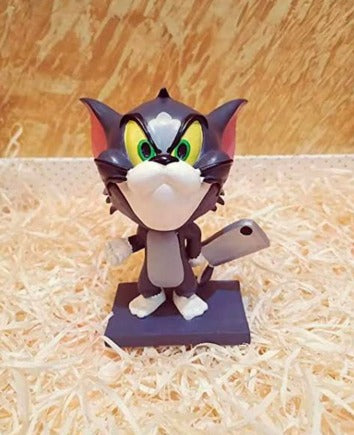 Tom (Tom & Jerry) Polyresin Bobble Head | 11 Cm | Made In India ; Hand Painted | Most Loved Cartoon ; Tom & Jerry |