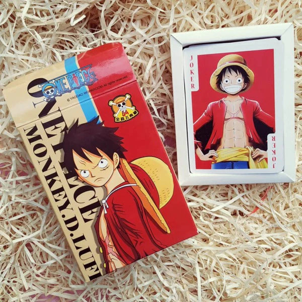 One Piece "Monkey D Luffy" Design Anime Playing Cards + Full Deck | Poker Cards | Monkey D Luffy One Piece | Japanese Manga | Design A