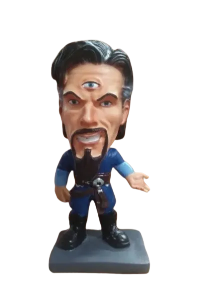 Dr. Strange Polyresin Bobble Head |14Cm | Made In India ; Hand Painted | MCU ; Avengers |