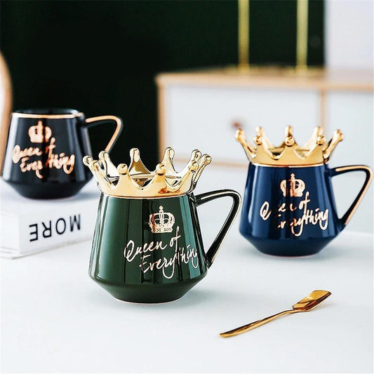 Queen Of Everything Big Ceramic Milk & Coffee Mug