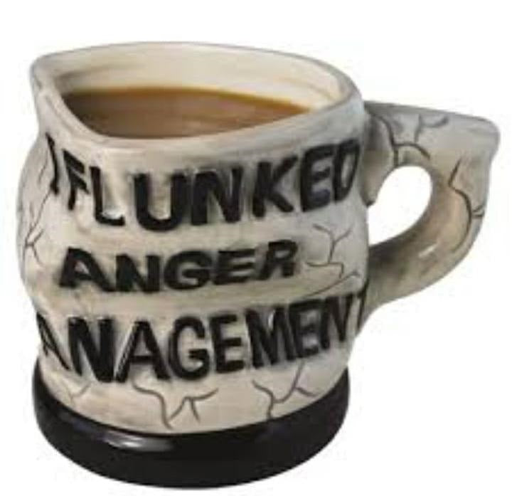 Anger Management Ceramic Milk & Coffee Mug