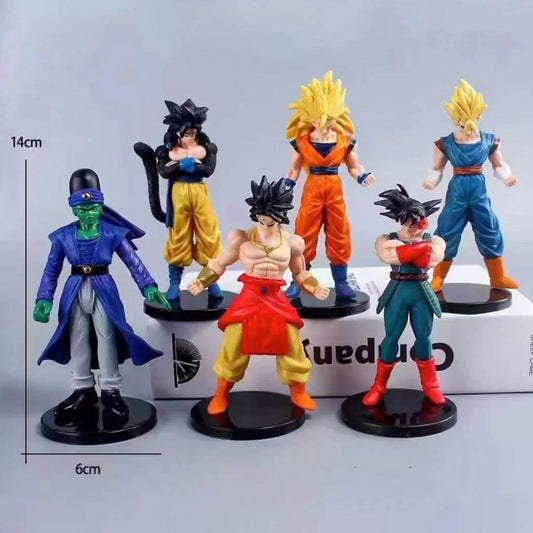 Super Dragon Ball Z Set Of 6 |14Cm|| Limited Edition Collectible Action Figure