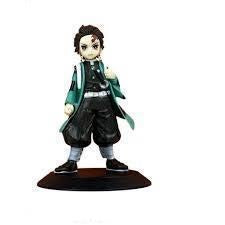 Demon Slayer Tanjiro Small Round Base 11 Cm|| Limited Edition Collectible Action Figure