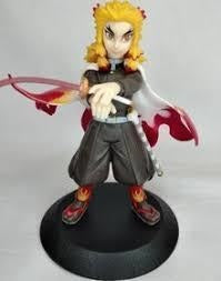 Demon Slayer Rengoku Small Round Base Figure|11Cm|| Limited Edition Collectible Action Figure