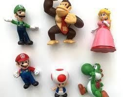 Super Mario Set Of 6 |12Cm| Limited Edition Collectible Action Figure