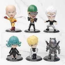 One Punch Man Set Of 6 |10Cm| Limited Edition Collectible Action Figure