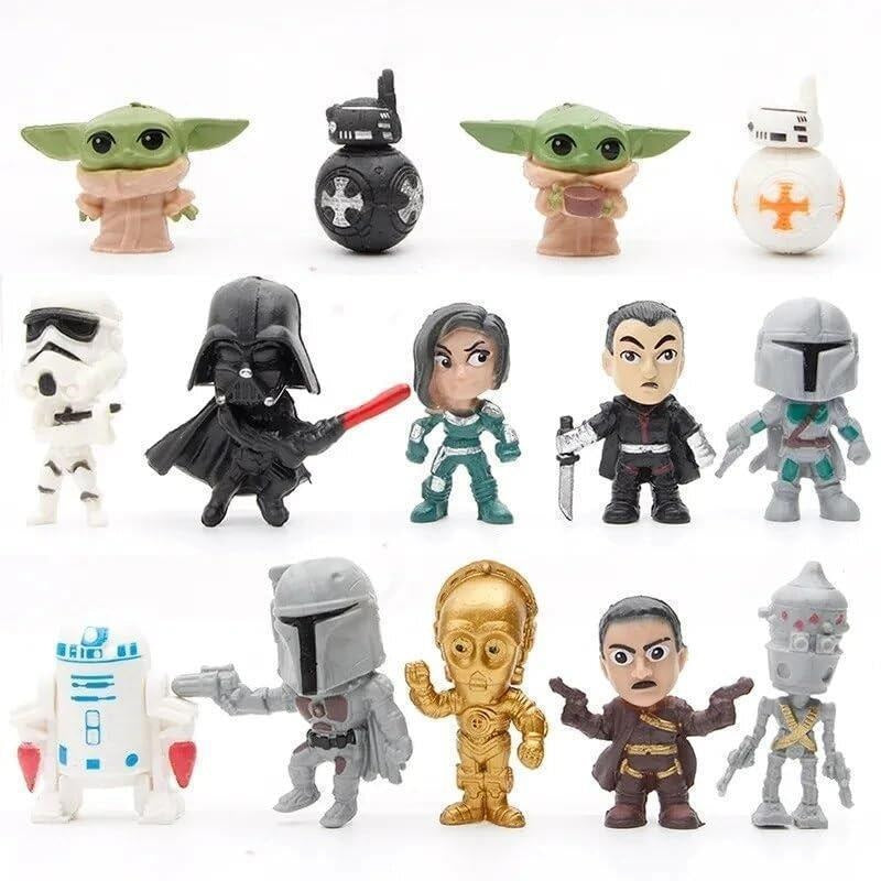 Star- Wars Action Figure Set Of 14| Limited Edition Collectible Action Figure