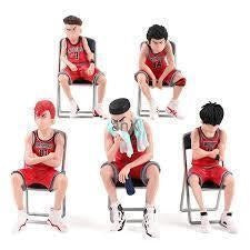 Sakuragi Hanamichi Set Of 5 On Chairs |6 Cm|| Limited Edition Collectible Action Figure