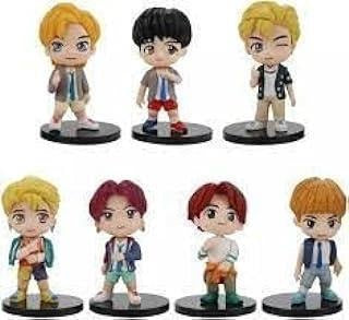 BTS -  Hip Set Of 7 |8 Cm|| Limited Edition Collectible Action Figure