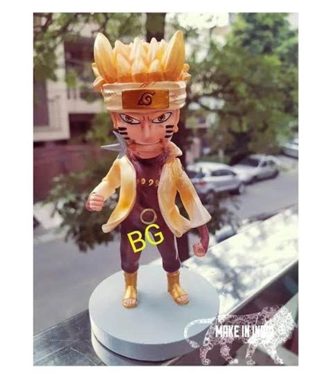 Naruto (With Knife In Mouth) Polyresin Action Figure | 15 Cm | Made In India ; Hand Painted | Anime ; Naruto |