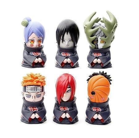 Naruto Akatsuki Set Of 6 |9Cm|| Limited Edition Collectible Action Figure