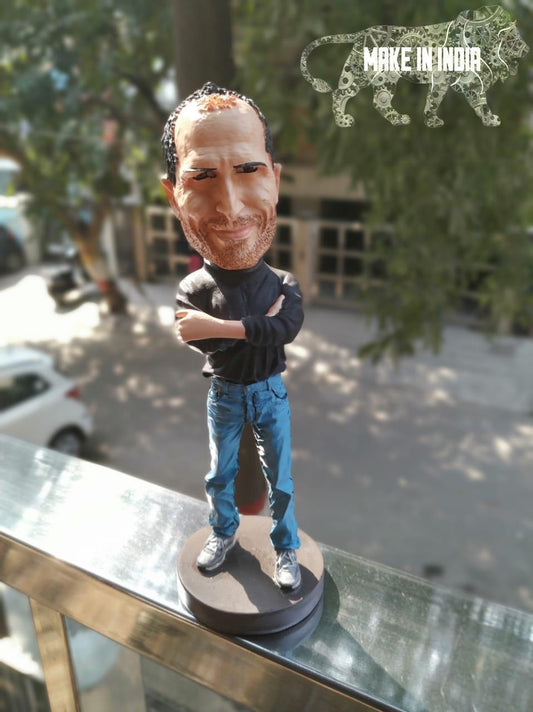 Steve Jobs Polyresin Figure | 18 Cm | Made In India ; Hand Painted | CEO Of Apple ; Pixar ; Famous Personality