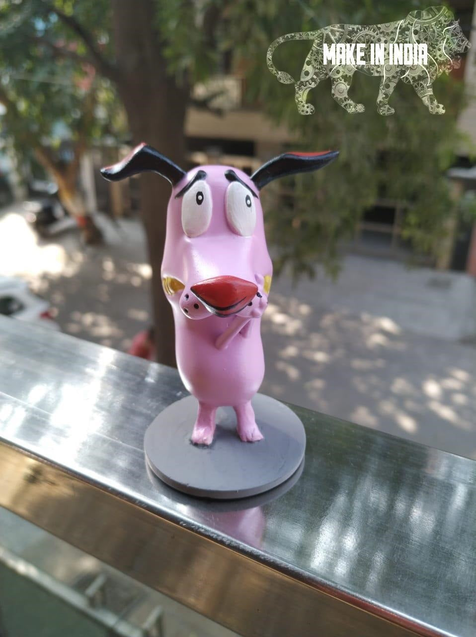 Courage The Cowardly Dog Polyresin Action Figure 7Cm| Limited Edition Collectible Action Figure