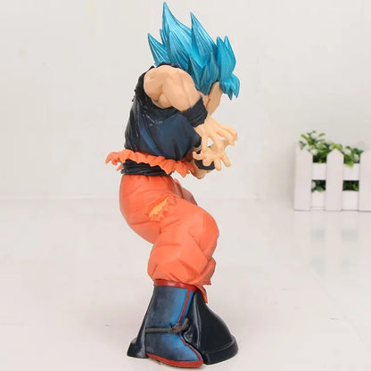 Dragon Ball Z Super Saiyan Blue Hair Action Figures Toys Special Edition for Car Dashboard, Decoration, Cake, Office Desk & Study Table| 20 cm