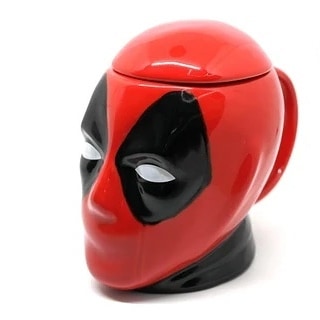 Deadpool With Lid Ceramic Milk & Coffee Mug