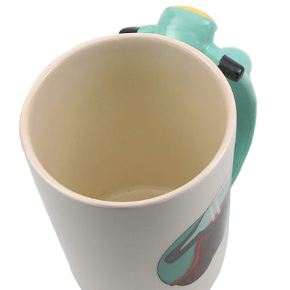 Scooter Handle Ceramic Milk & Coffee Mug