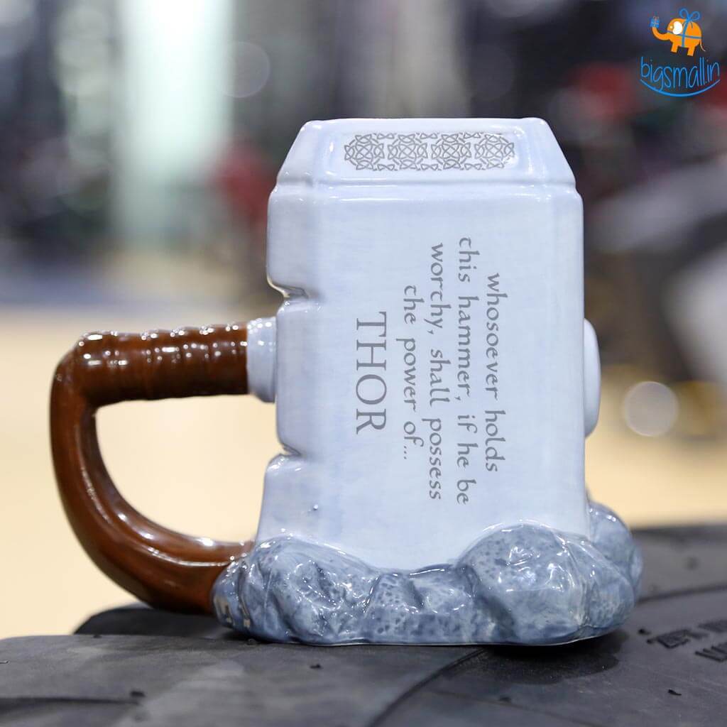 Thor Hammer Ceramic Milk & Coffee Mug