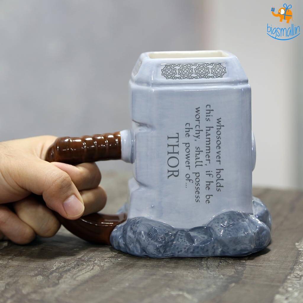 Thor Hammer Ceramic Milk & Coffee Mug