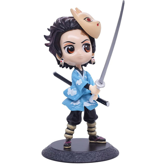 Tanjiro With Mask Q Figure 15Cm| Limited Edition Collectible Action Figure