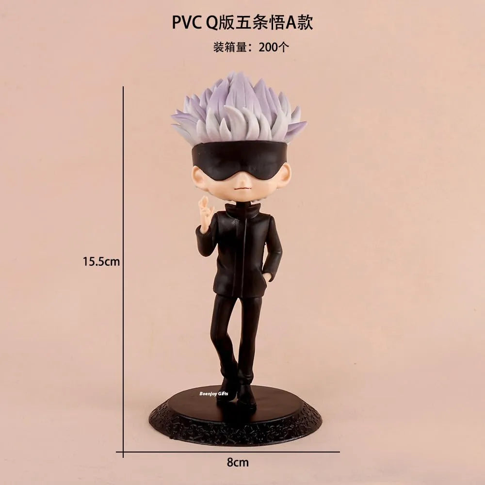 Anime Gojo Action Figure for Home Decors, Office Desk and Study Table | 15 cm | Q Posket (A)