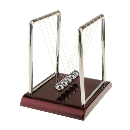 Newton Cradle Balance Ball Physics Science Pendulum Educational Toy Square-Medium 14cm