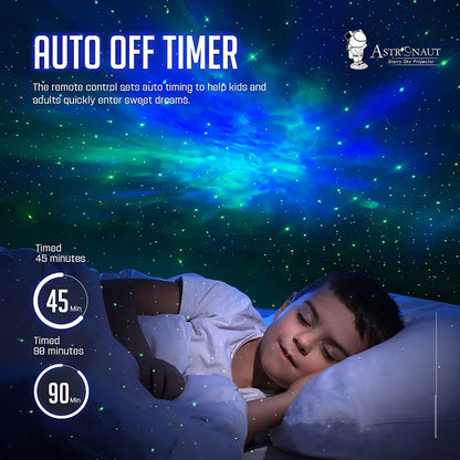 Astronaut Galaxy Projector with Remote Control - 360° Adjustable Timer Kids Astronaut Nebula Night Light, for Gifts,Baby Adults Bedroom, Gaming Room, Home and Party (Corded Electric)