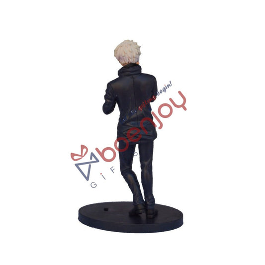 Jujutsu Kaisen - Saturo Gojo Anime Figure | 1 pc only | No Box Packing | 20 cm | Study Table Office Desk Collectible (Saturo Gojo Fingers Crossed)