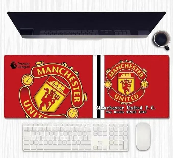 BOENJOY Gifts- Manchaster United Desk Mat | Deskpad | Mouse Pad | Laptop Mat for Work from Home | Gaming Art Mouse Pad | Computer Table Mat | Football Deskpad for Office Table | 80 cm