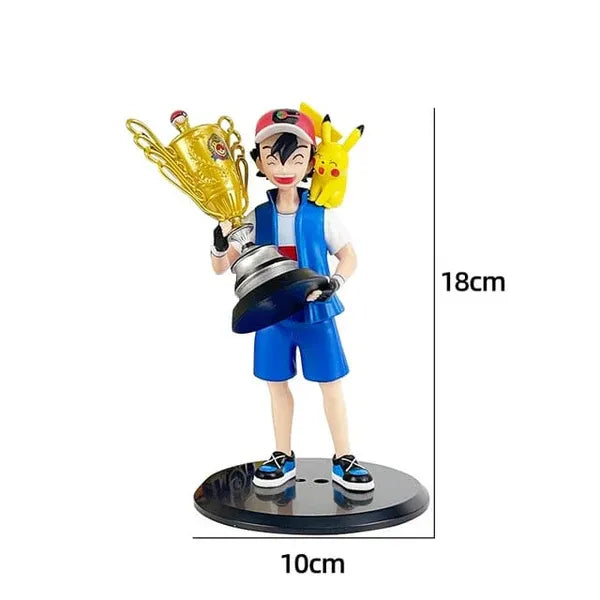 Pokemon Ash With Trophy Collectable | 18 cm