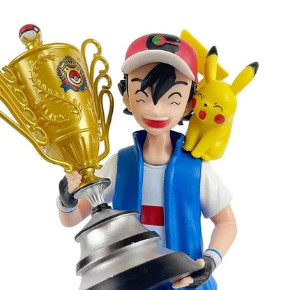 Pokemon Ash With Trophy Collectable | 18 cm