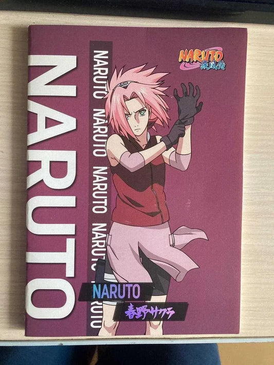 Naruto B5 Softbound Notebook Set of 4 - Naruto, Sasuke, Sakura, and Kakashi