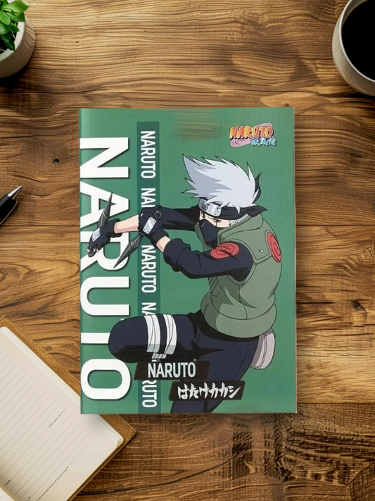 Naruto B5 Softbound Notebook - 60 Pages - Kakashi Hatake Design