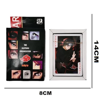 Naruto Gift Set - B5 Sasuke Notebook, Akatsuki Playing Cards & Itachi Pen