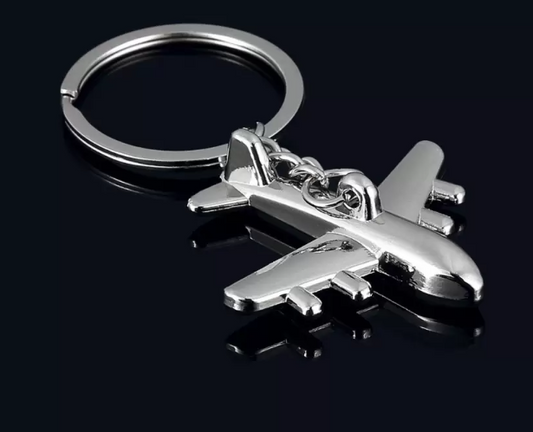 Aeroplane Full Metal Key Chain | Aviation-Inspired High-Quality Metal Keychain