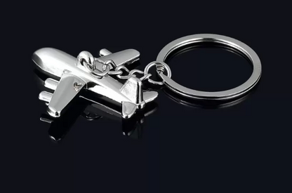 Aeroplane Full Metal Key Chain | Aviation-Inspired High-Quality Metal Keychain