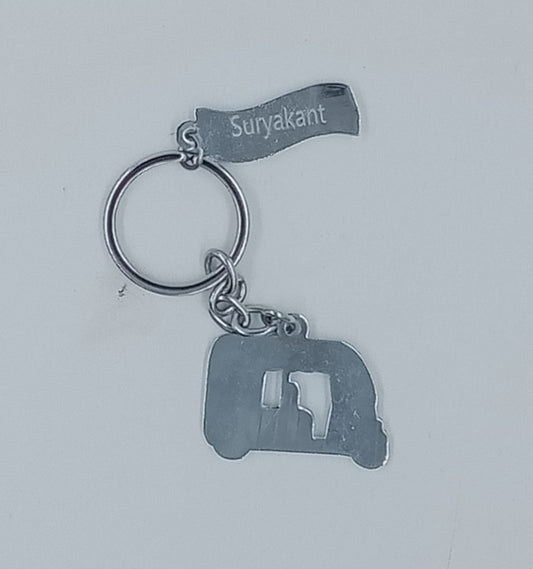 Auto Keychain Random Design | Durable and Stylish Metal Keychain for Car Lovers