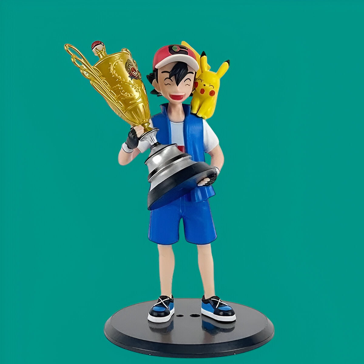 Pokemon Ash With Trophy Collectable | 18 cm