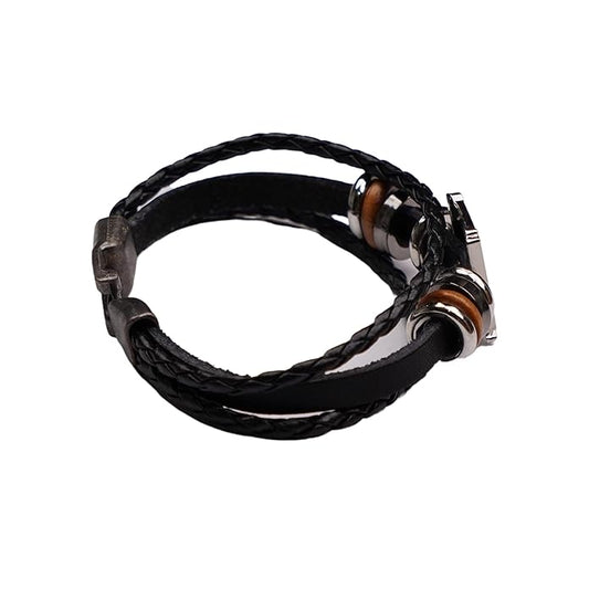 Attack on Titan - Scouting Legion Logo Bracelet for Men – Faux Leather Layer Bangle