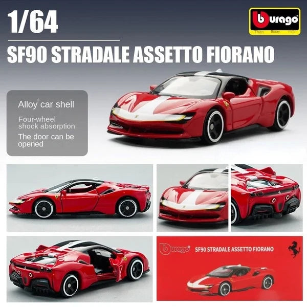 Bburago 1:64 Scale Ferrari SF90 Stradale Assetto Fiorano Die-Cast Metal Model Car | COD NOT AVAILABLE