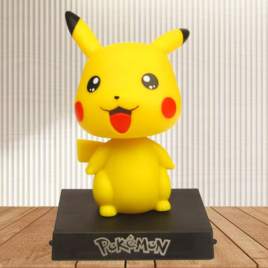 Pikachu Open Eyes PVC Bobblehead + Phone Holder | Anime ; Pokemon |