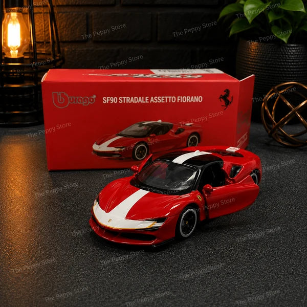 Bburago 1:64 Scale Ferrari SF90 Stradale Assetto Fiorano Die-Cast Metal Model Car | COD NOT AVAILABLE