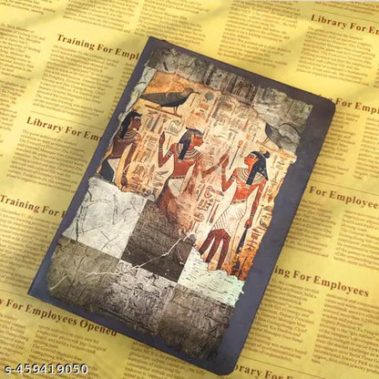 Vintage Egyptian-Themed A5 Hardcover Journal – 180 Pages